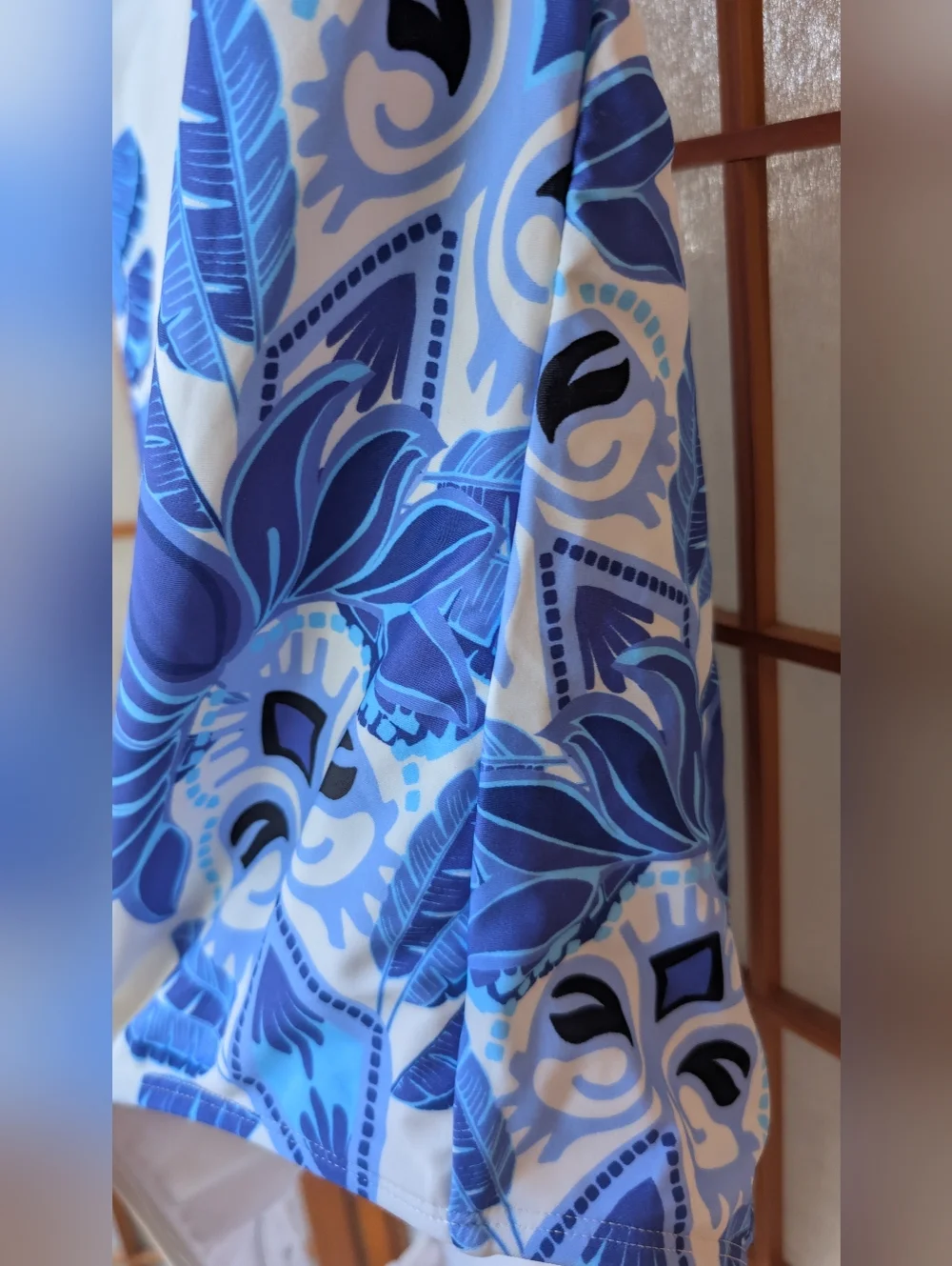 NWT New Swimsuit by Cupshe - Women's XL Tall - Floral Halterneck Low-Cut Back - Picture 5 of 10
